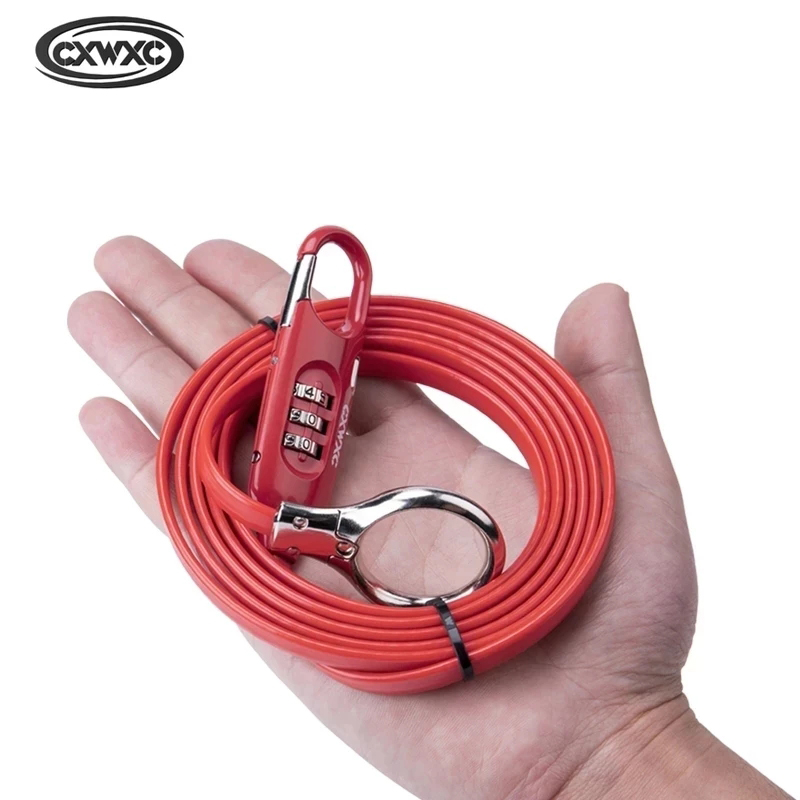 Bicycle Portable Password Lock - Cable Lock Flexible recension och pris