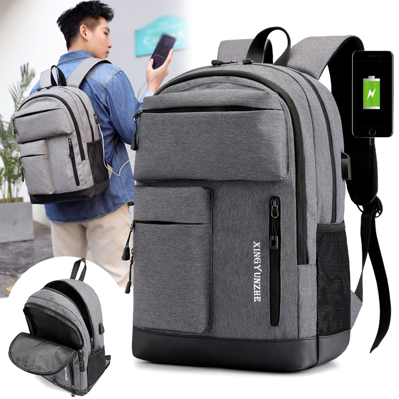 Men Women USB Charging Backpac - Cycling Commuter Backpack Laptop recension och pris