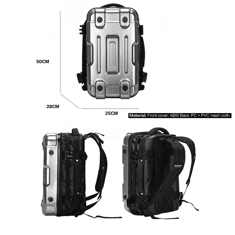 Men Women Hard Shell Water Rep - Cycling Commuter Backpack Laptop recension och pris