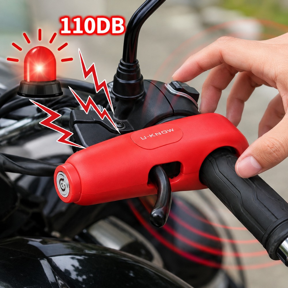 110dB Motorcycle Handlebar Ala - Commuter Bike Lock recension och pris