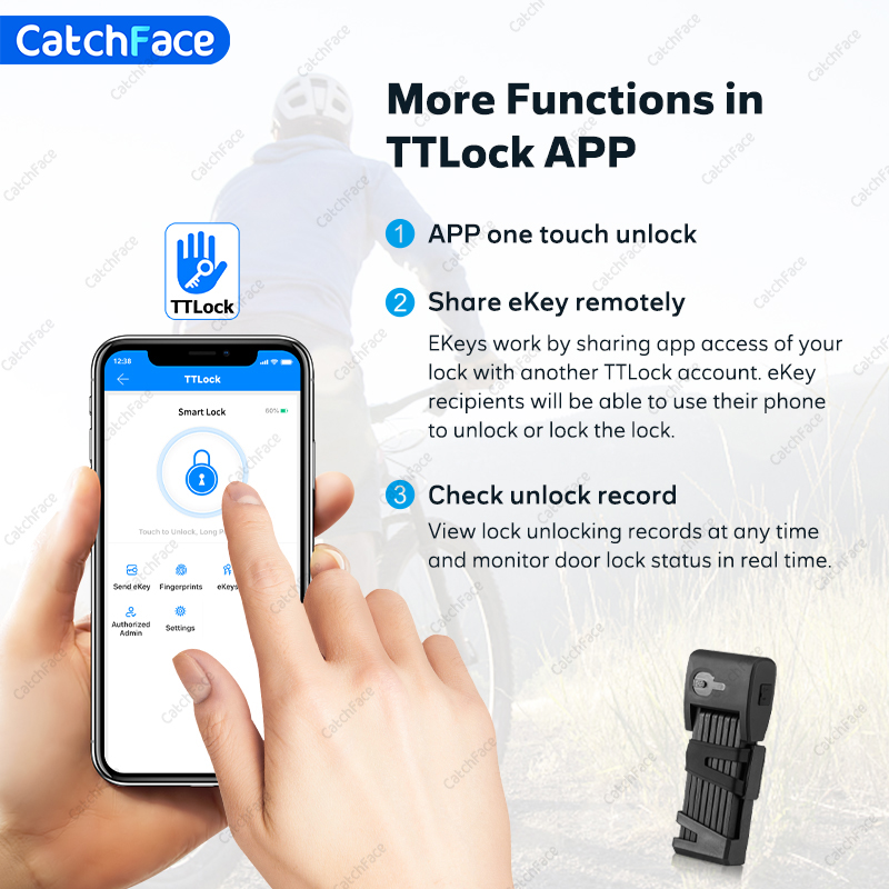 Waterproof Bluetooth APP Contr - Commuter Bike Lock recension och pris