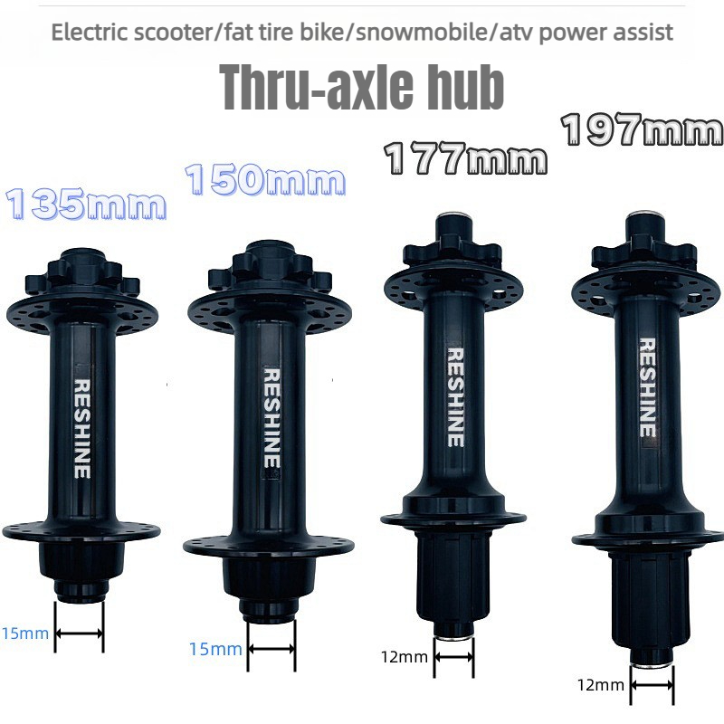 RESHINE Thru-Axle Hub Suitable - Dynamo Hub Front recension och pris