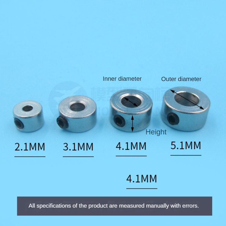 5pcs Metal 2.1mm/2.6mm/3.1mm/4 - Cable Lock Flexible recension och pris