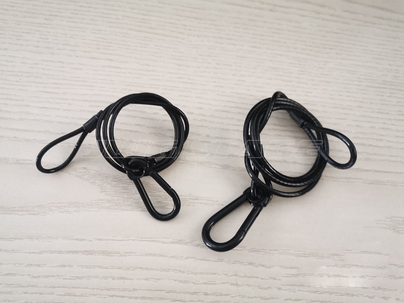 10pcs/lot Black 3mm*70cm Cable - Cable Lock Flexible recension och pris