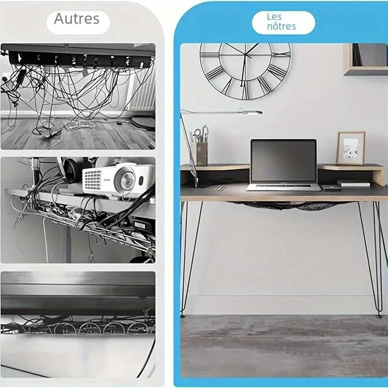 Under Desk Cable Management Ne - Cable Lock Flexible recension och pris