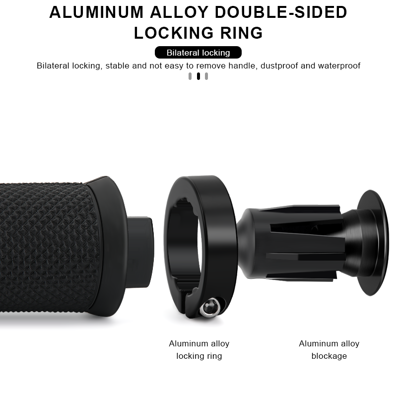 1Pair Bike Grip With End Cap F - Commuter Bike Lock recension och pris